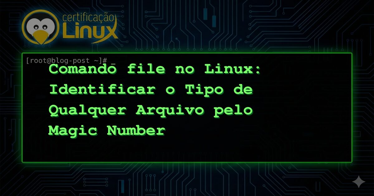 Comando file no Linux: Identificar o Tipo de Qualquer Arquivo pelo Magic Number