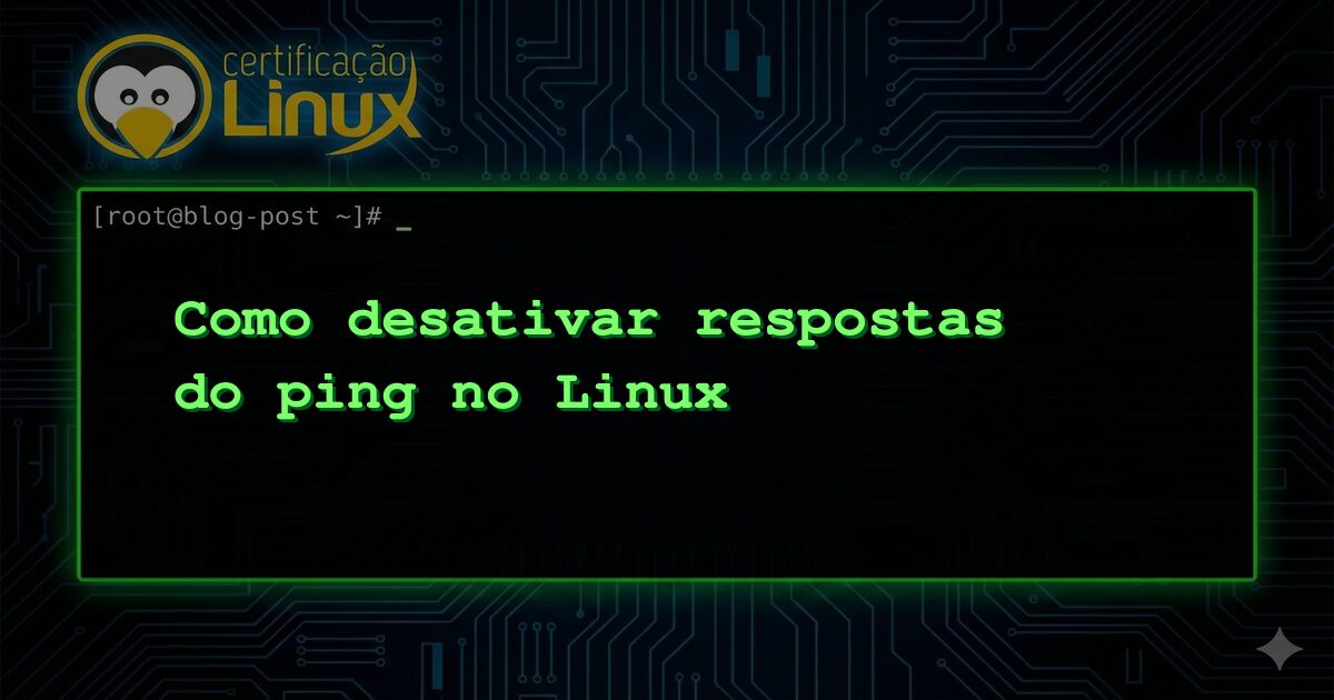 ¿Cómo desactivar respuestas de ping en Linux?