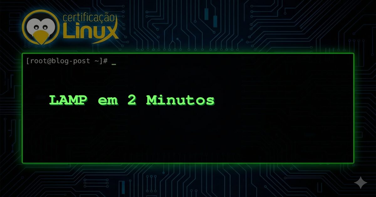 LAMP em 2 Minutos