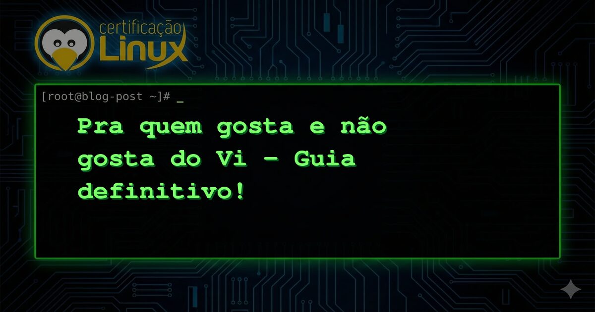Pra quem gosta e não gosta do Vi - Guia definitivo!