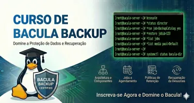 Bacula — Backup Corporativo para quem precisa garantir recuperação de dados em qualquer cenário