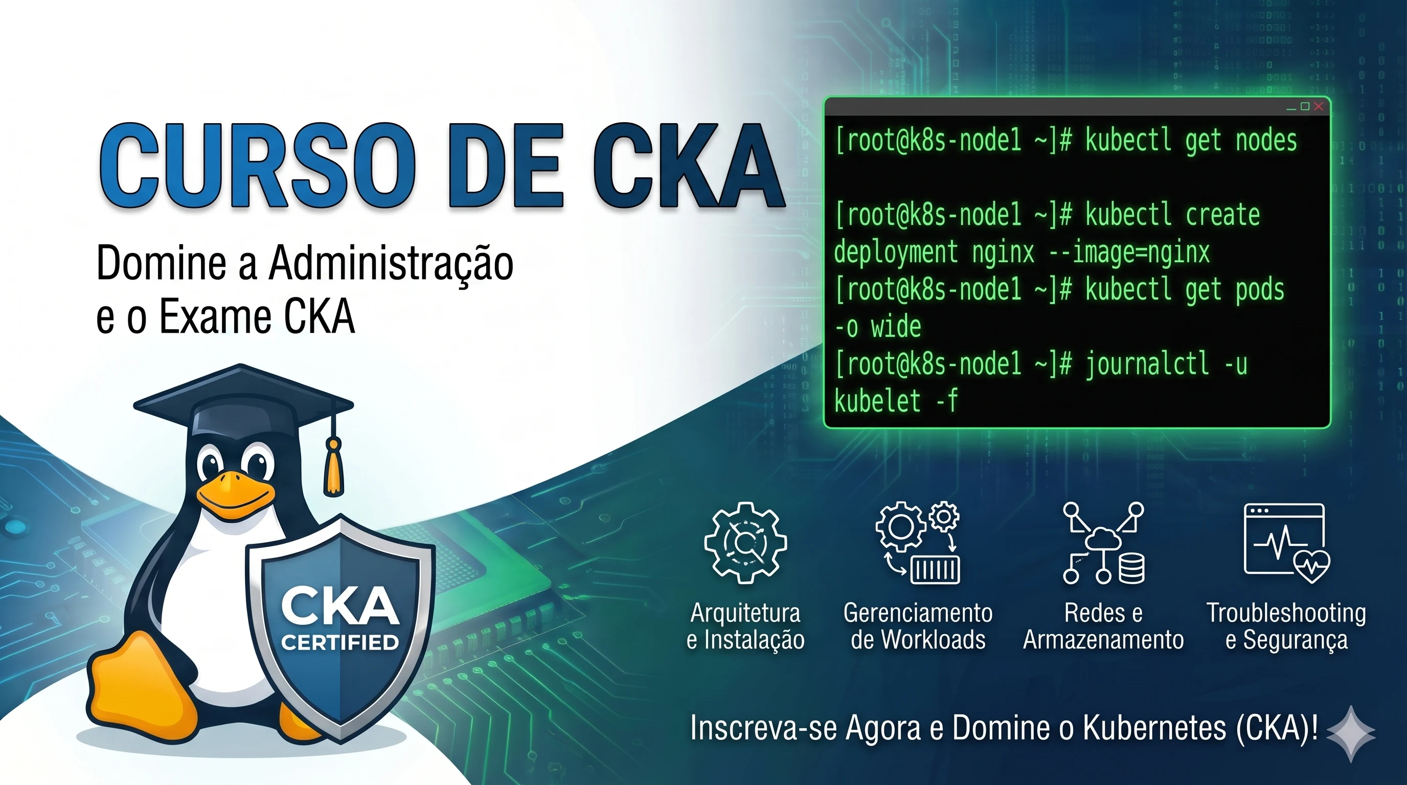 Prévia do curso CKA - Certified Kubernetes Administrator