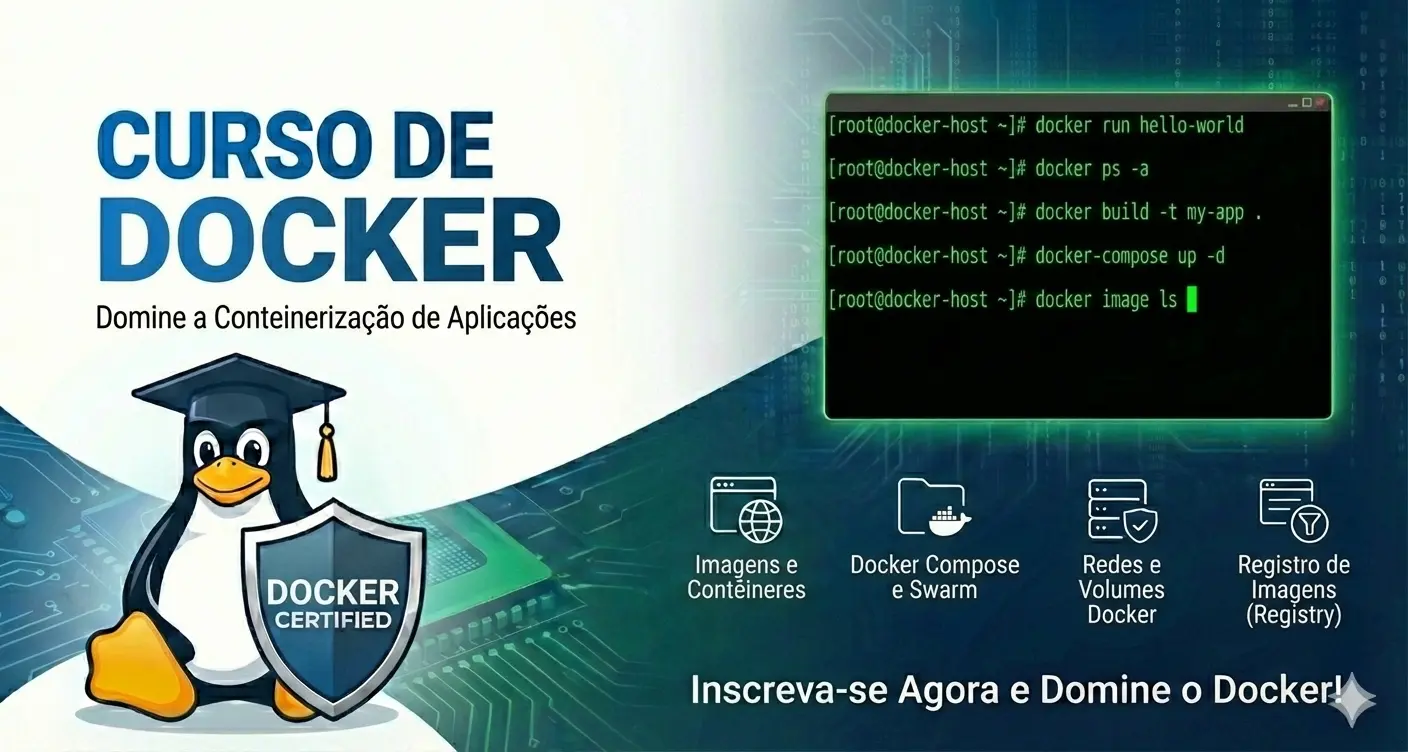 Docker — Containers para DevOps Engineers e sysadmins que precisam dominar a infraestrutura moderna